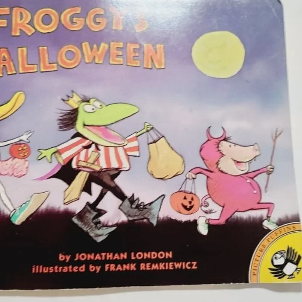 Lot of 2 Halloween Children's Picture Books Froggy's Halloween